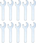 HARFINGTON 10pcs Small Open End Wrench 10x70x1.8mm Metric U-Shaped Single Open by HARFINGTON