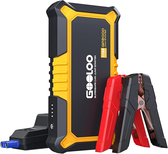 GOOLOO New GP2000 Jump Starter 2000A Car Starter Battery Pack, 12V Car Battery by GOOLOO