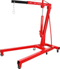 Engine Hoist 2 Ton Folding Cherry Picker Engine Hoist, Heavy Duty Alloy Steel by Unknown