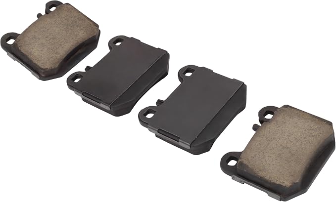 Premium Semi-Metallic Rear Brake Pads Compatible - Image 2