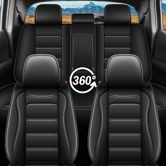 AOMSAZTO Ford Ranger Seat Covers: Full Set Custom Fit 2019 2020 2021 2022 2023 - Image 7
