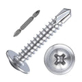 Wensilon #10×1”for Sheet Metal Self-Tapping Screws 410 Stainless Steel Truss by Wensilon