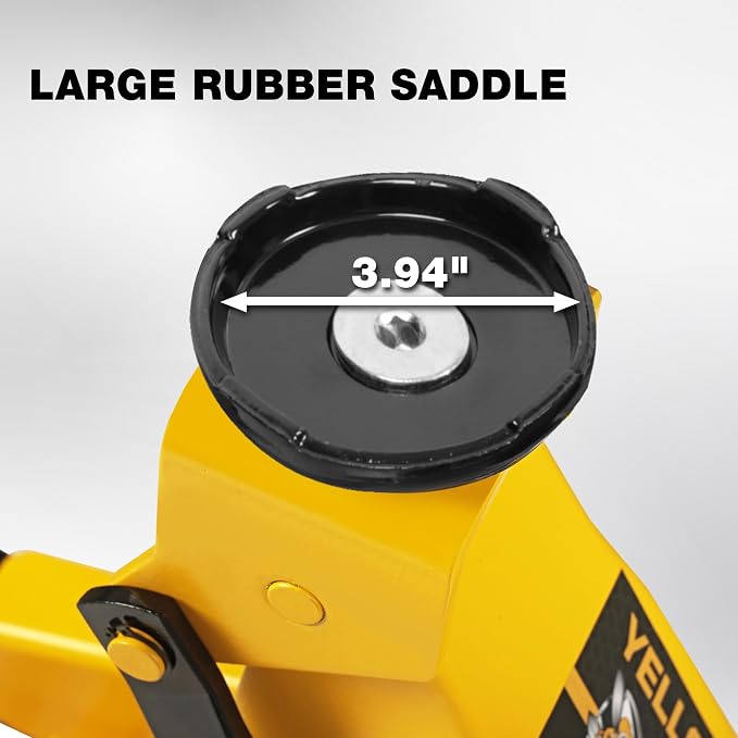 YELLOW JACKET Hydraulic Floor Jack, Quickly Lift Car Jack - Image 6