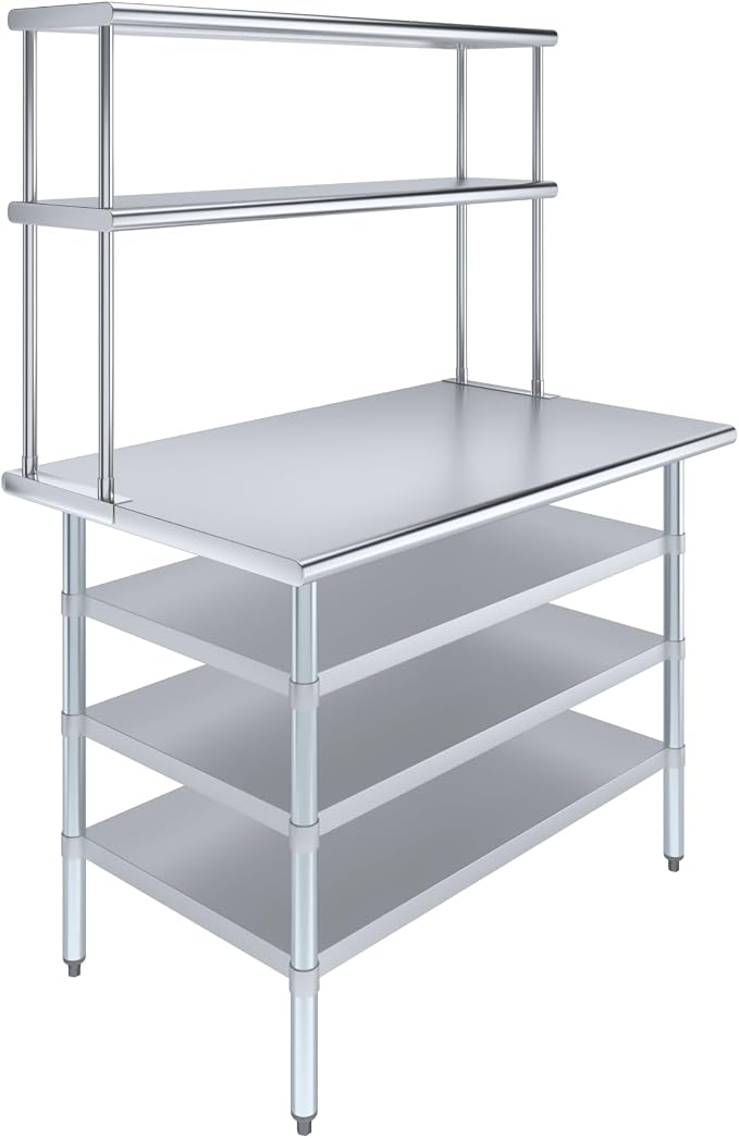 Amgood 30" x 48" Stainless Steel Work Table by AmGood