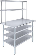 Amgood 30" x 48" Stainless Steel Work Table by AmGood