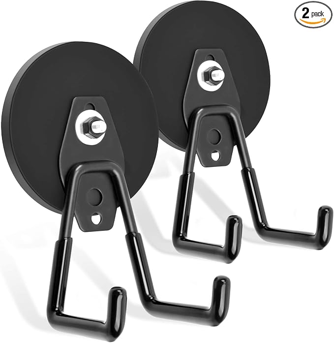Magnetic Hooks Heavy Duty, 45 lbs Pulling 3.46" Strong Magnetic Hooks by MINCIMagnetsManufacturer