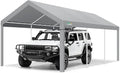 COBIZI Carport Canopy 12x20 Heavy Duty Car Tent Garage, Galvanized Frame Car by COBIZI