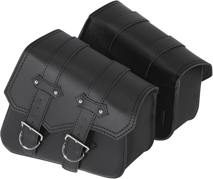TCMT Motorcycle Saddle Bags Side Tool Bag Luggage Fit - Image 9