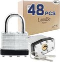 LanuBe Lock Laminated keyed Padlock, keyed Alike Locks, Normal Shackle by LanuBe
