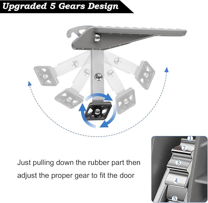 COWVIE Foldable Car Door Step Stand Pedal - Image 3