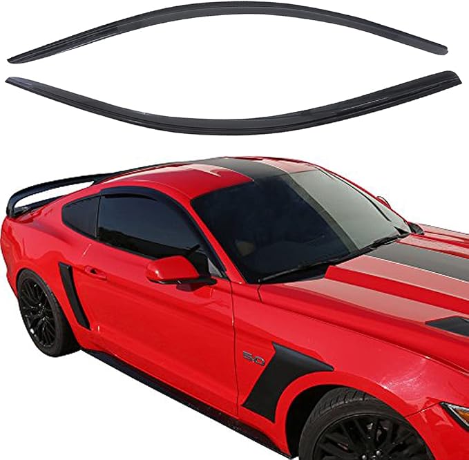 92359 Side Window Visor Wind Vent Deflector fit - Image 2