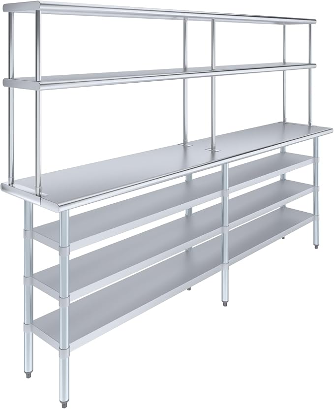 Amgood 18" x 96" Stainless Steel Work Table by AmGood