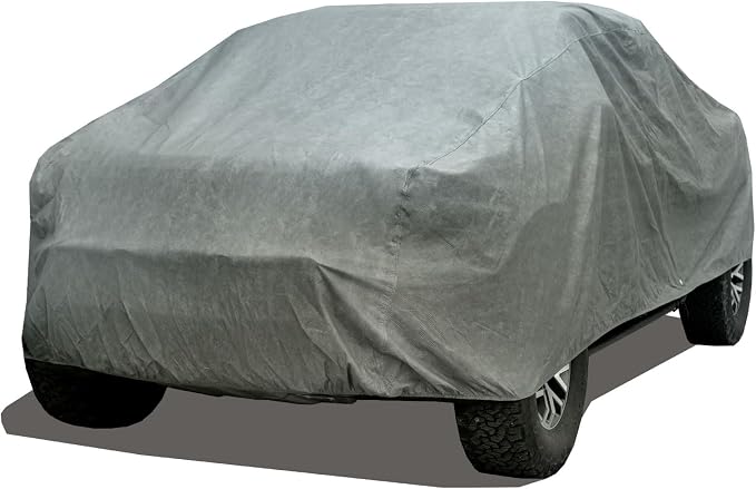 All Weather Waterproof Truck Car Cover, 7-Layer Non-Woven Cotton Car Covers by SeasonGuard