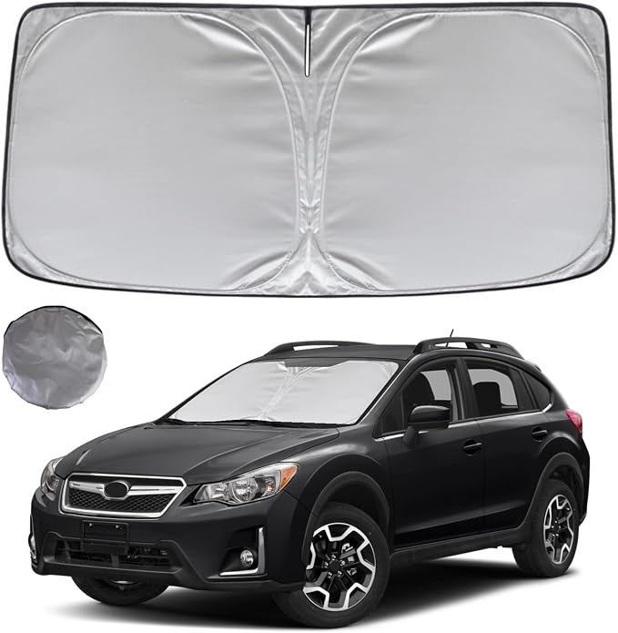 KAYZT Windshield Sun Shade for 2013-2017 Subaru Crosstrek SUV Foldable Sunshade by KAYZT