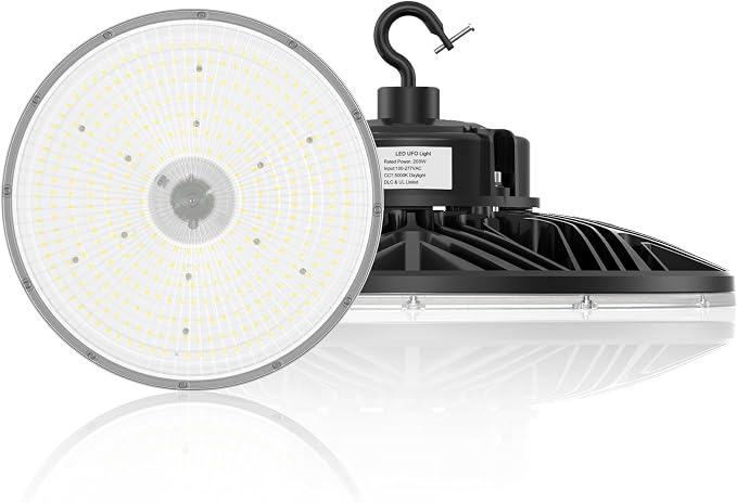 BBESTLED UFO Commercial Lights for Ceiling LED 200W, High Bay UFO Lights LED - Image 9