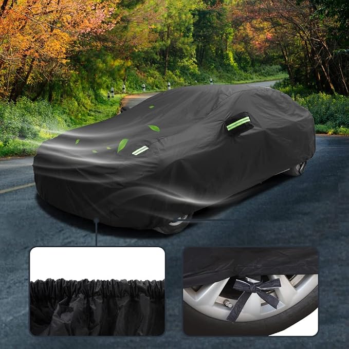Upgraded Waterproof Car Cover Compatible - Image 6