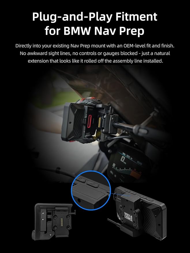AIO-5 Play for BMW Motorcycles, 3-Pin Interface, Plug-and-Play Smart Display - Image 4