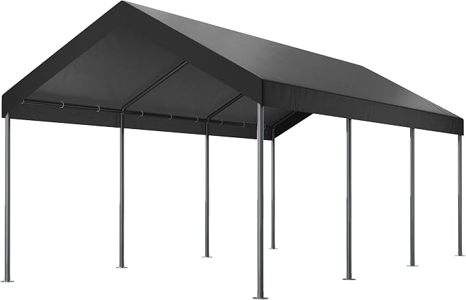 Shintenchi 10x20ft Heavy Duty Carport by Shintenchi