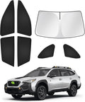 Sunshades for 2020-2025 Subaru Outback Accessories Windshield Sun Shade Side by Canvcle