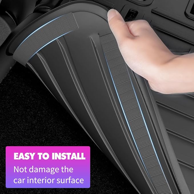 Fit for Nissan Rogue 2020-2014 Floor Mats Cargo Liners, All-Weather Rear Trunk - Image 6