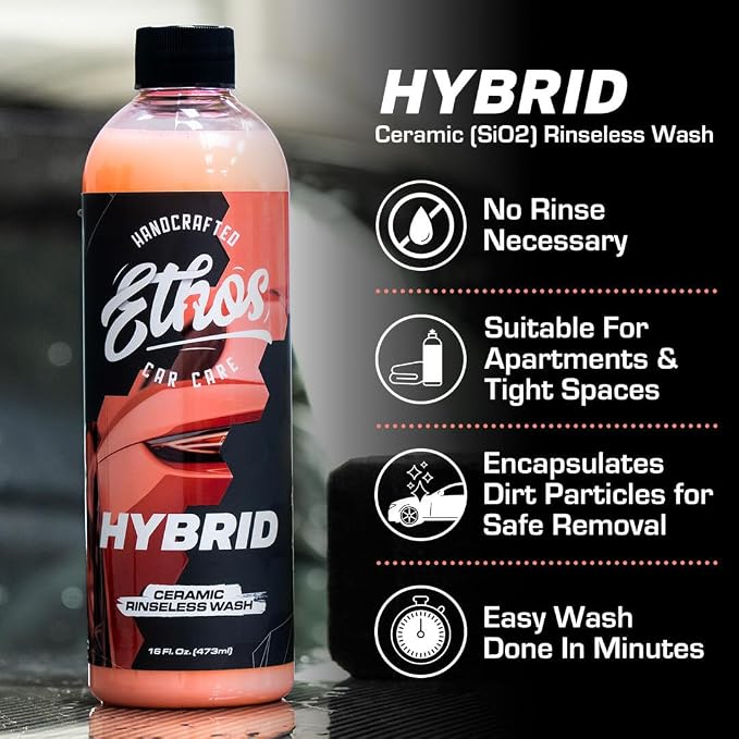 Ethos Hybrid Ceramic Rinseless Car Wash - Image 2
