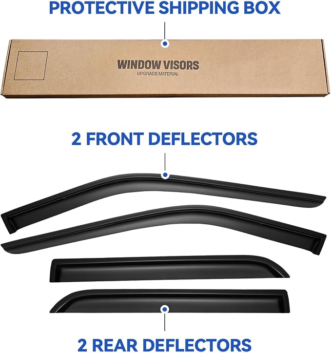 Window Visors Rain Guards Shield - Image 5
