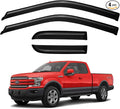 Window Visors Rain Guards for 2015-2024 Ford F150 SuperCab, Out-Channel Window by YQAUTEC