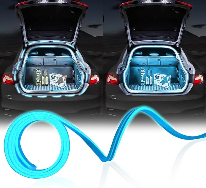 Upgrade Dynamic Flowing Car LED Trunk Light Strip, 158Inch Universal Flexible by YIFENGSHUNDIRECT