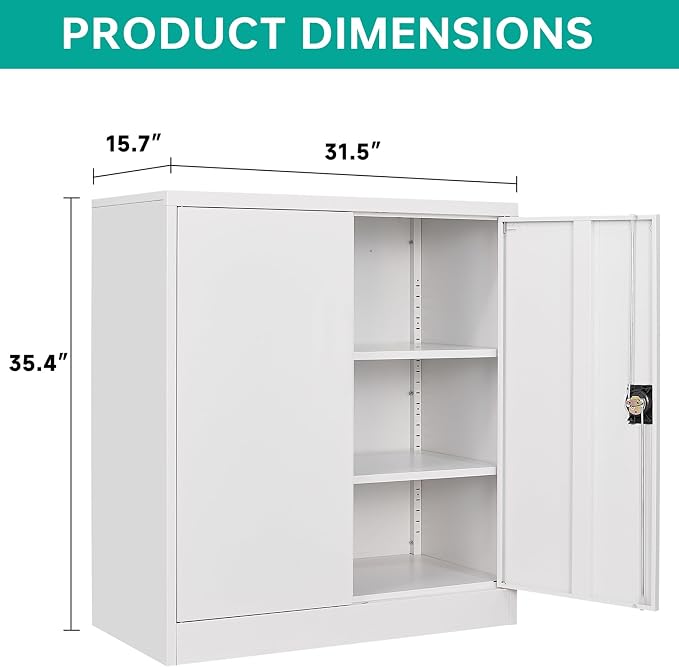 SISESOL Small Metal Cabinet - Image 3