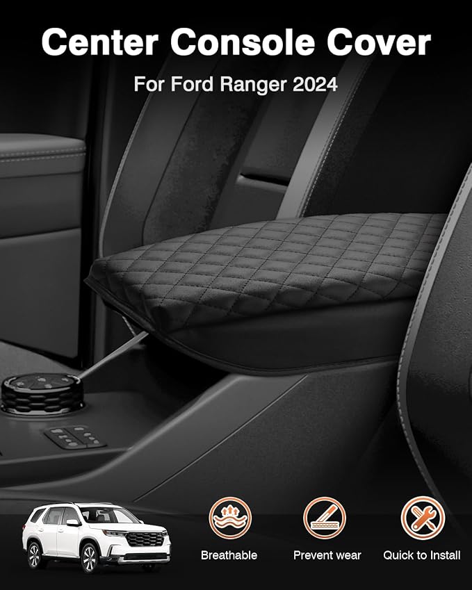 Shademax Center Console Cover for Ford Ranger 2024 2025 2026 Accessories - Image 2