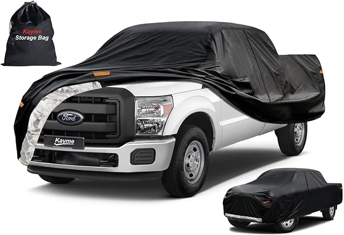 Kayme Truck Cover Custom Fit Ford F-250 Regular Long Bed. Full Exterior Heavy by kayme