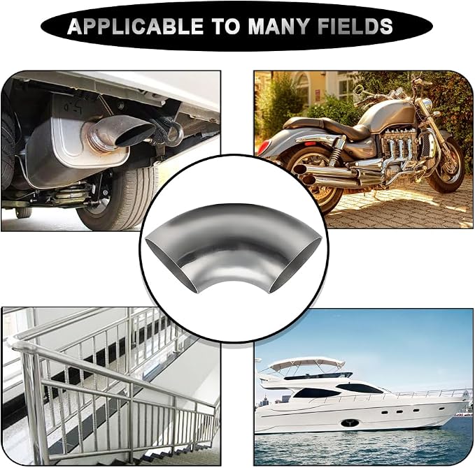 Cotonake 4.5 Inch Exhaust Elbow Pipe 90 Degree Bend Elbow - Image 5