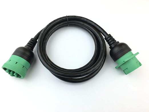Type 2 J1939 Male to Female Extension Cable Full 9pin 20AWG 6Ft - Image 3