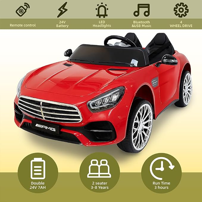 12V Ride On Car for Kids, Electric Car - Image 3
