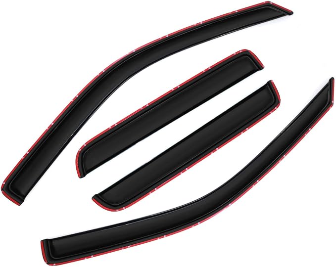 Window Visors Compatible with 2004-2012 Chevy Colorado/GMC Canyon Crew Cab - Image 5