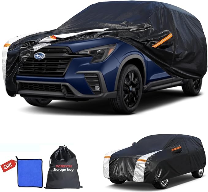 Subaru Ascent Car Cover 100% Waterproof All Weather, Gift by FocusonQualityServiceHear
