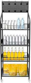 Retail Display Rack 4-Tier Market Merchandise Display Shelf by Unknown
