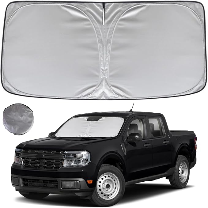 KAYZT Windshield Sun Shade for 2017-2022 Ford F250 F350 F450 F550 Super Duty by KAYZT