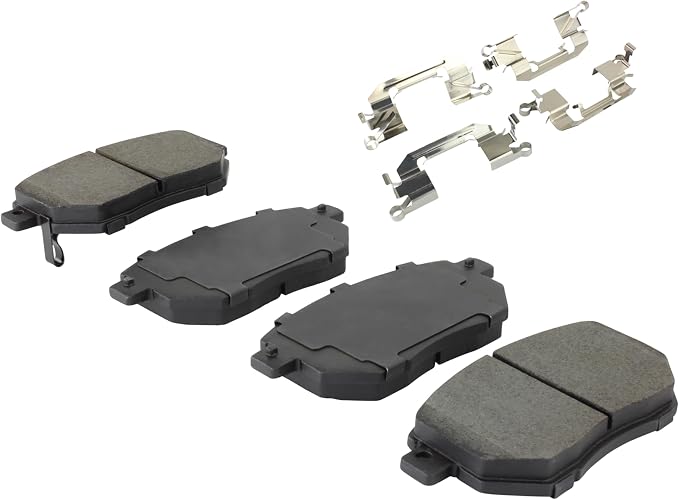 Premium Semi-Metallic Front Brake Pads Compatible - Image 2
