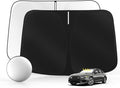 Windshield Sun Shade for Audi A6 2019-2025 Foldable Sunshade Custom Fit Front by SULAGIWINDSHIELDSUNSHADE