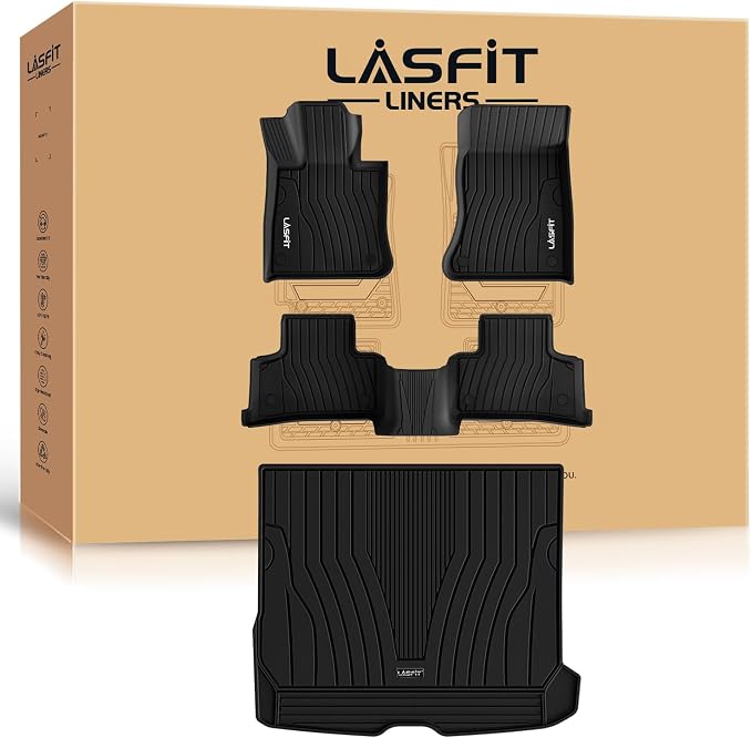 LASFIT Floor Mats & Cargo Mat for Mercedes Benz GLC 2025 2024 2023, GLC300 / by LASFIT