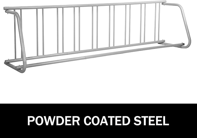BestEquip 111" Length Floor Bike Rack, 9 Holders All-Steel Grid Bike Rack - Image 3