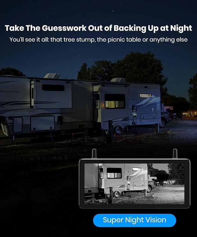 AUTO-VOX RV Backup Camera Wireless Plug and Play: Pre-Wired - Image 3