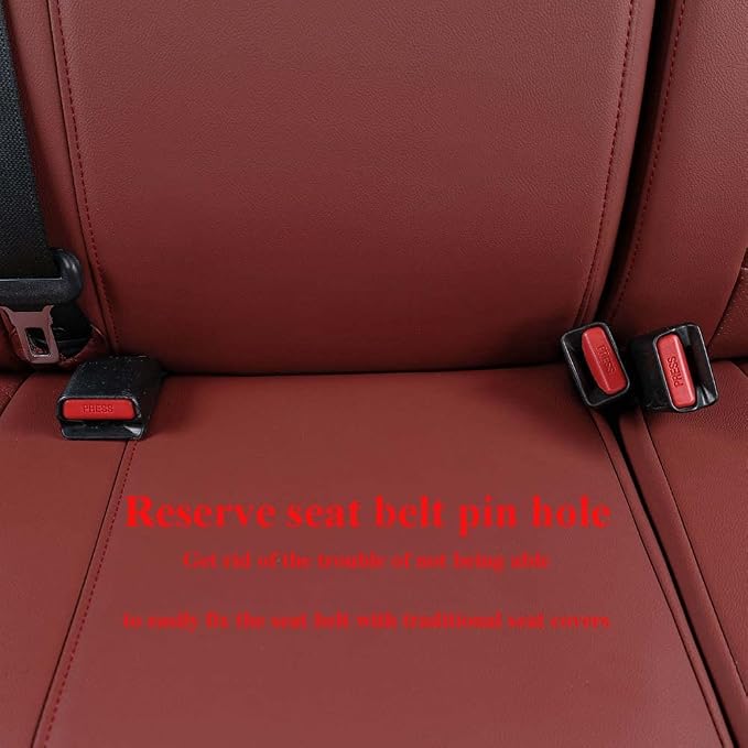 EKR Custom Fit Tacoma Leather Car Seat Covers - Image 5