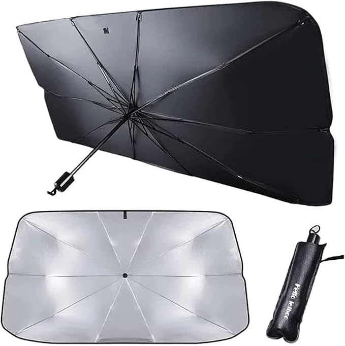 helloleiboo Car Windshield Sun Shade UV Rays and Heat Sun Visor Protector by helloleiboo