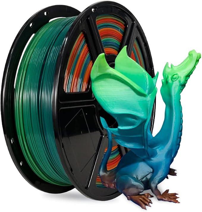 FLASHFORGE PLA Filament 1.75mm, 3D Printer Filament 1kg Spool, Dimensional by FLASHFORGE