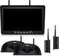 10.1" RV Backup Camera Wireless System Plug and Play, Pre-Wired by ZEROXCLUB