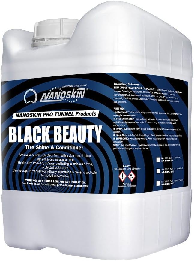 Nanoskin Black Beauty Tire Shine & Conditioner 5 Gallons by Nanoskin