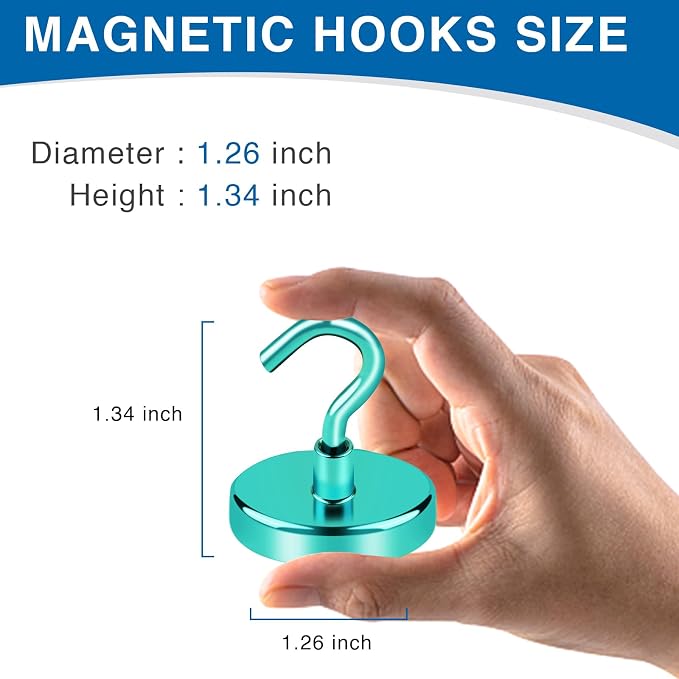 LOVIMAG Cruise Ship Essentials, 110Lbs Cruise Door Magnets, Magnetic Hooks - Image 3