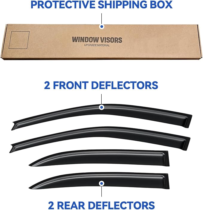 Window Visors Rain Guards Shield - Image 5